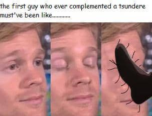 meme anime tentang sepatu boots