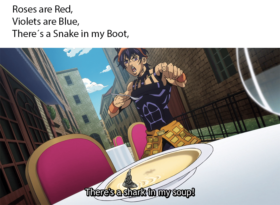 meme anime tentang sepatu boots