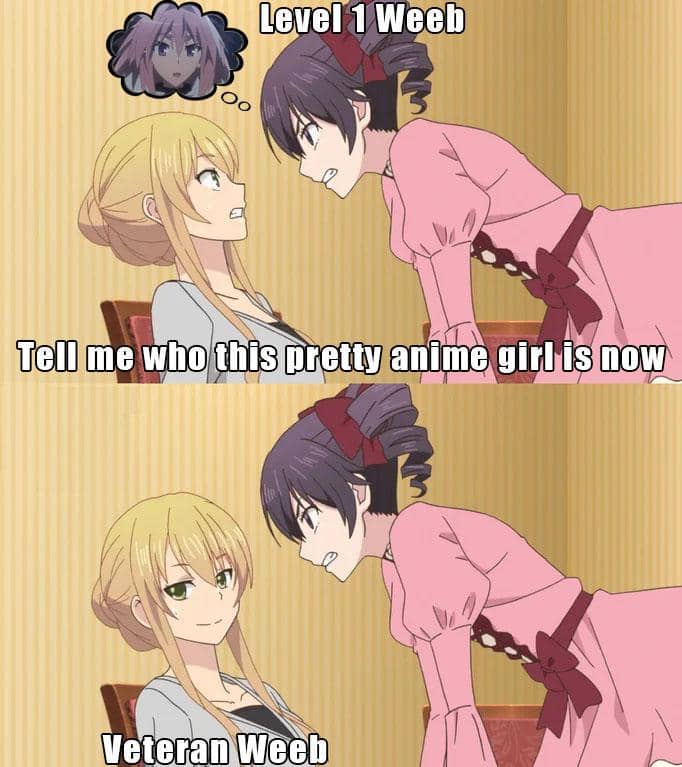 meme anime tentang wibu baru