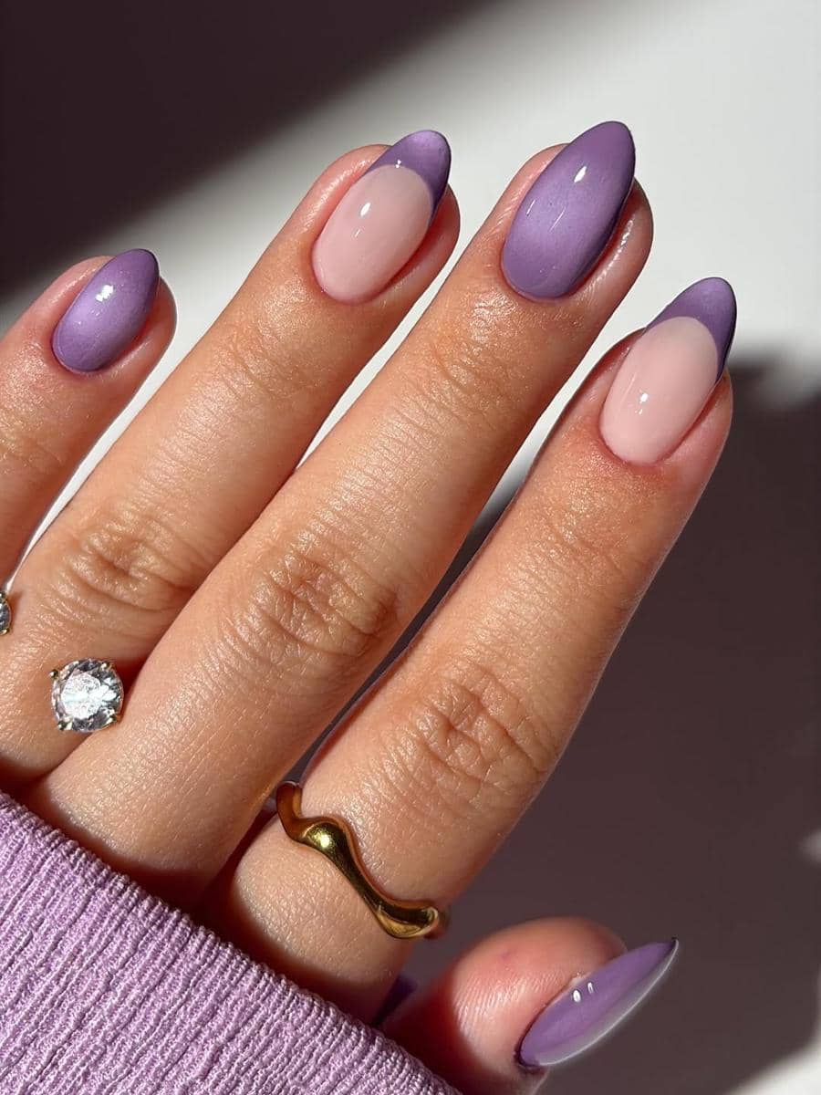 inspirasi nail art nuansa mauve 