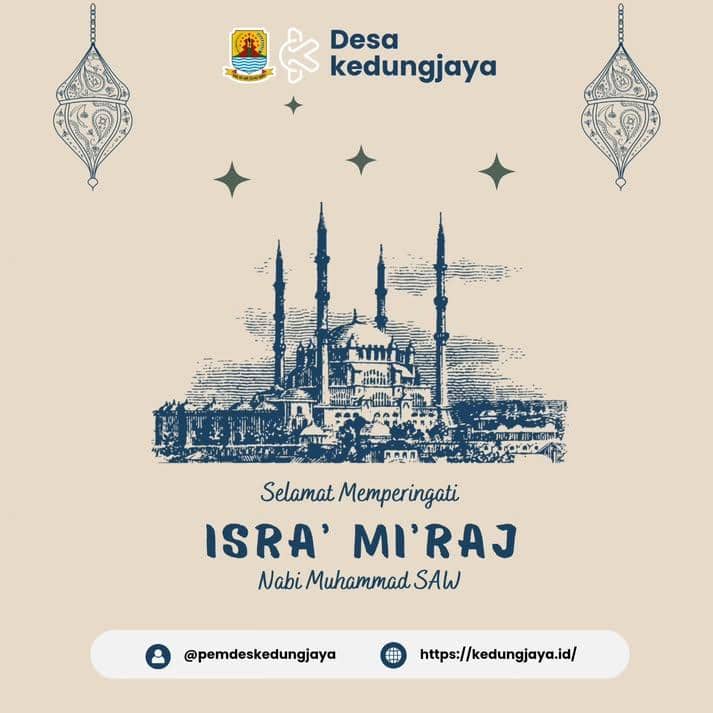 contoh spanduk Isra Mikraj 2026