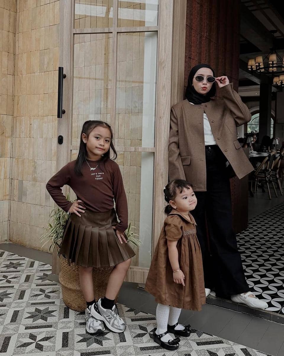 inspirasi OOTD ibu dan anak ala selebgram Joyagh