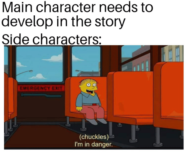 meme karakter pendukung dalam film dan serial