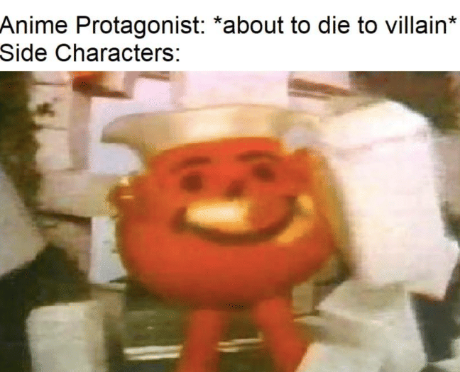 meme karakter pendukung dalam film dan serial