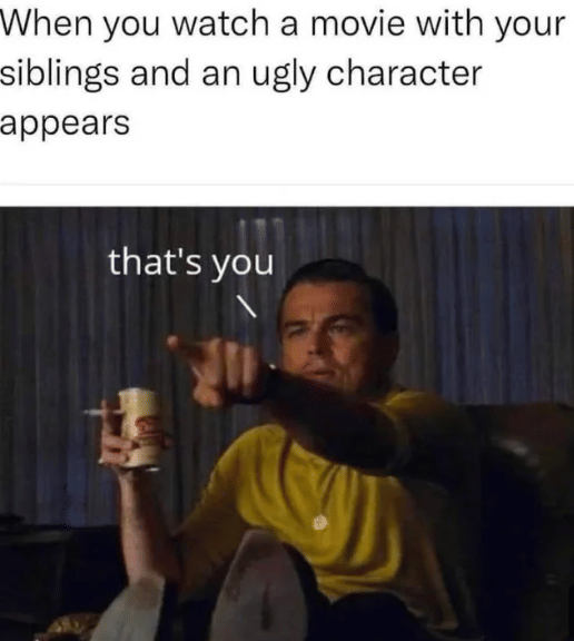 meme Leonardo DiCaprio ngeh sesuatu saat nonton film