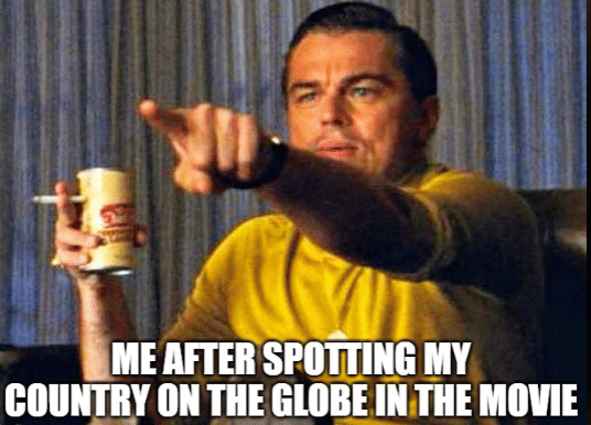 meme Leonardo DiCaprio ngeh sesuatu saat nonton film