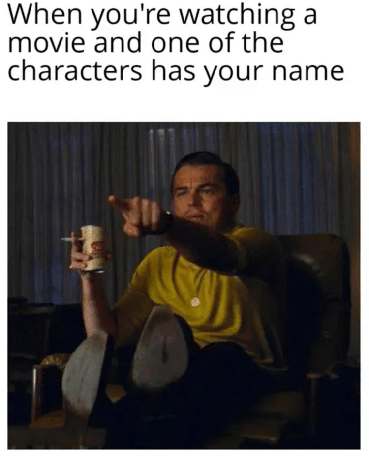 meme Leonardo DiCaprio ngeh sesuatu saat nonton film