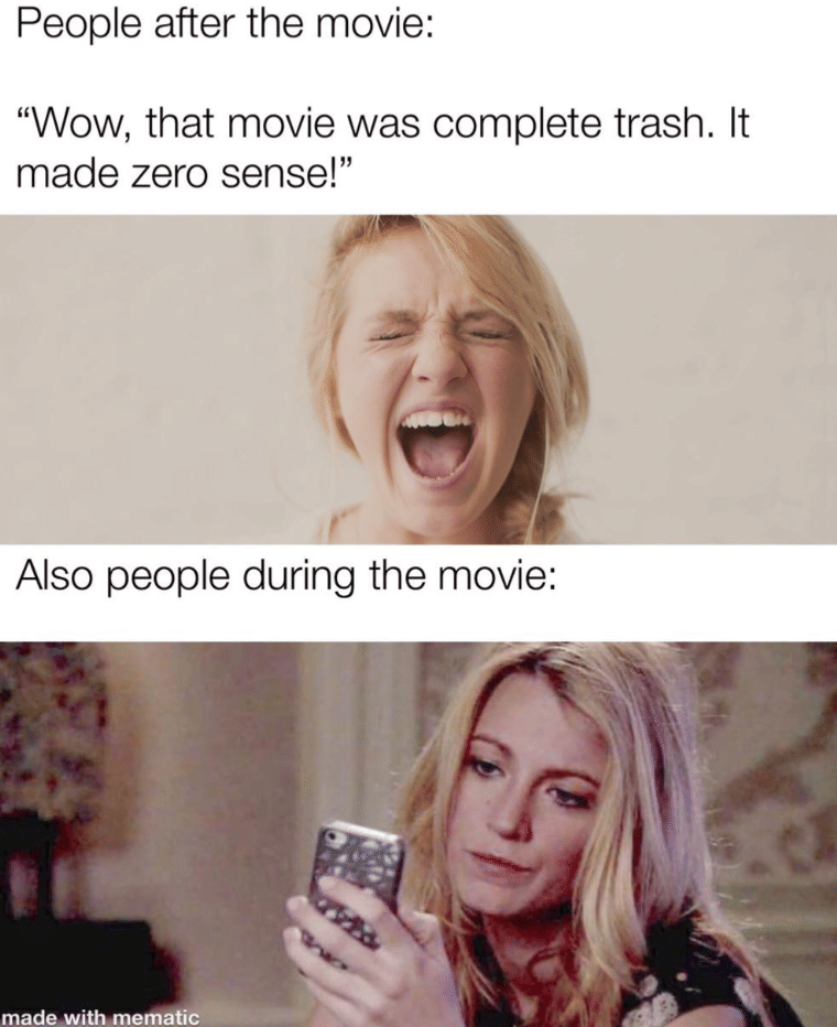 meme sesudah selesai nonton film