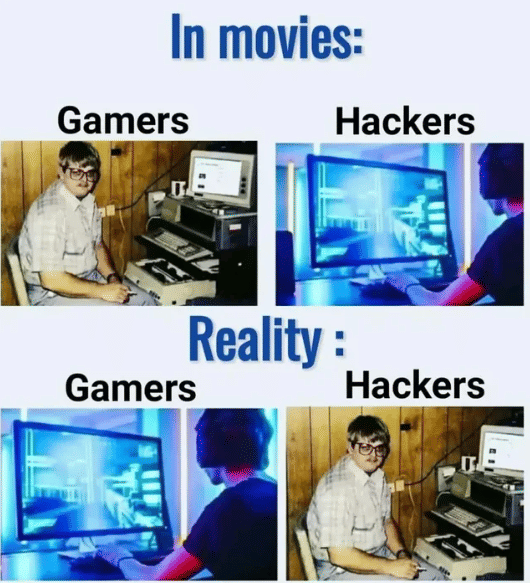 meme perbandingan film dan realitas