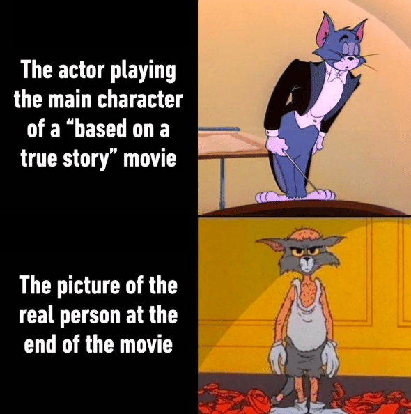 meme perbandingan film dan realitas