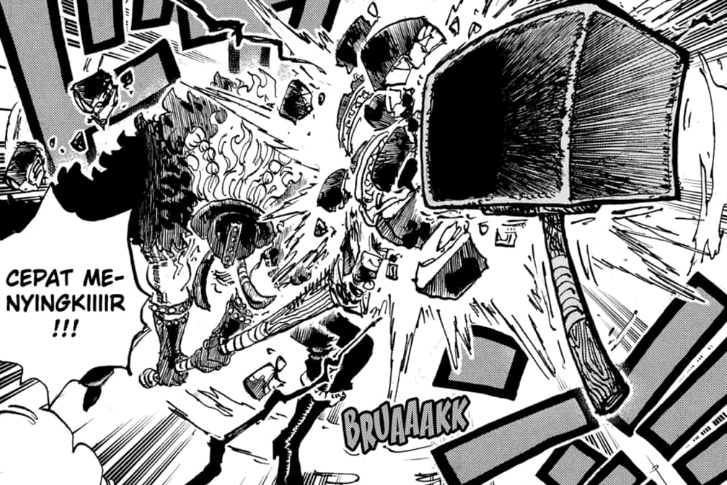 Loki bertukar serangan dengan Ragnir.