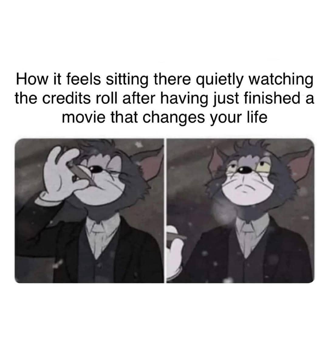 meme sesudah selesai nonton film