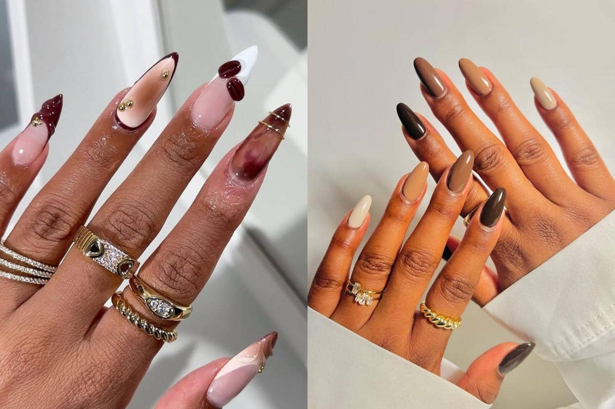 referensi nail art buat pencinta kopi