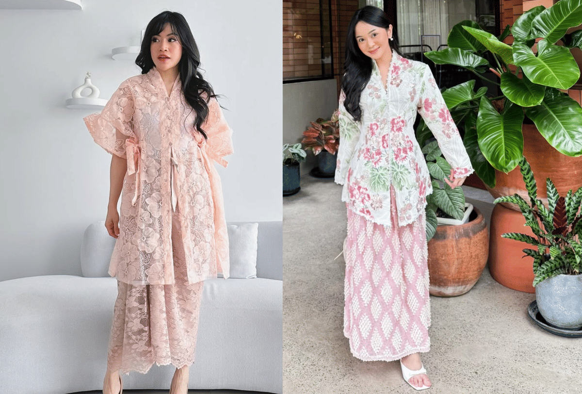 Ilustrasi kebaya encim