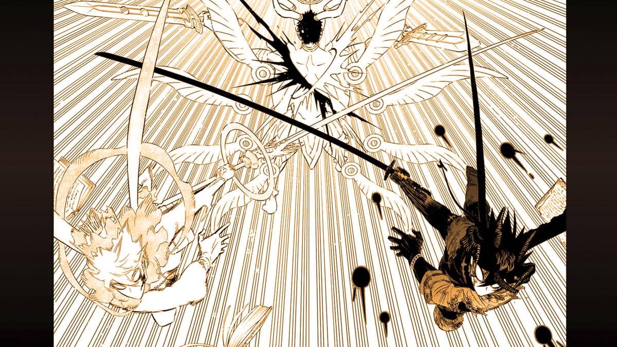 Asta dan Yuno berhasil menebas Lucius - Black Clover