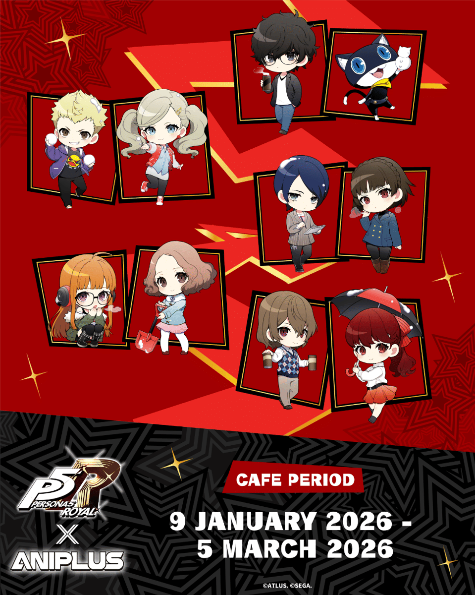 P5R x Aniplus Cafe