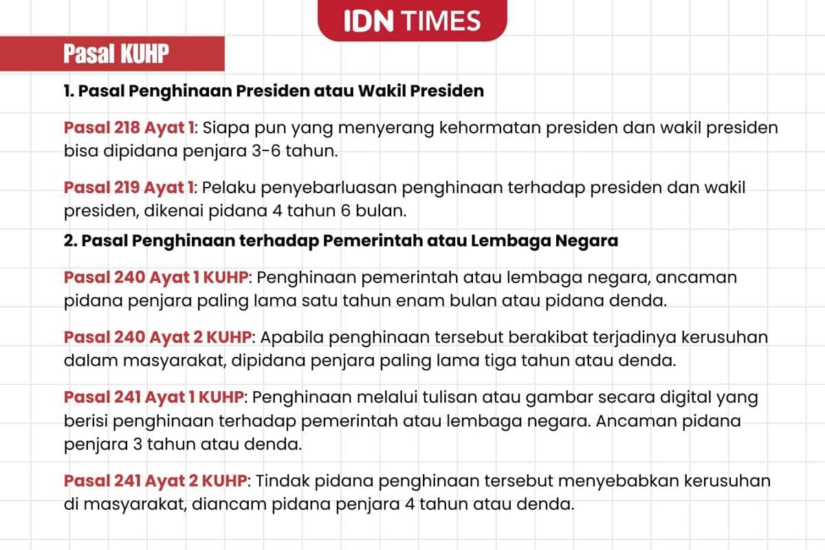 Infografis KUHP KUHAP