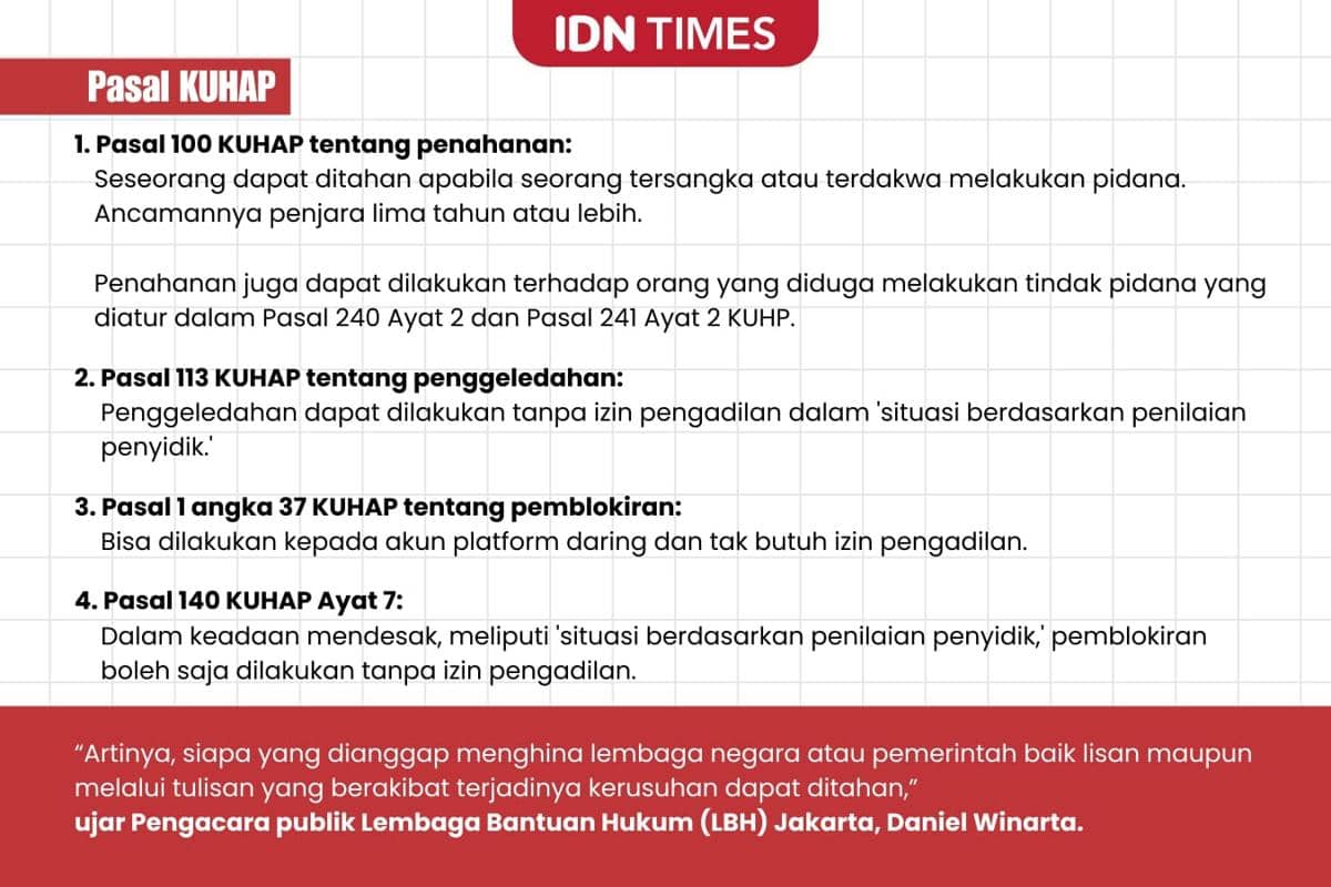 Infografis KUHP KUHAP