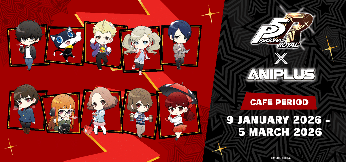 P5R x Aniplus Cafe