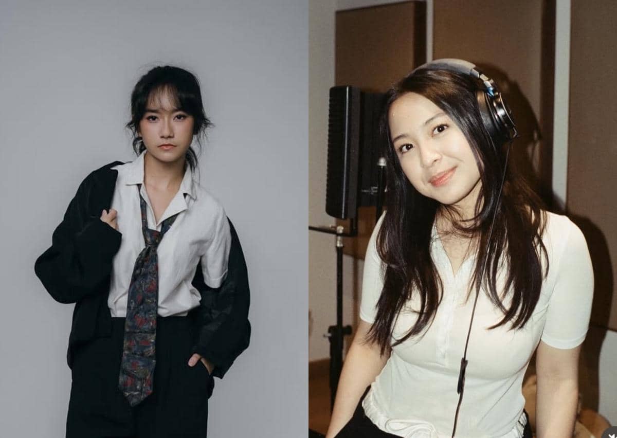 kolase foto Freya dan Bernadya