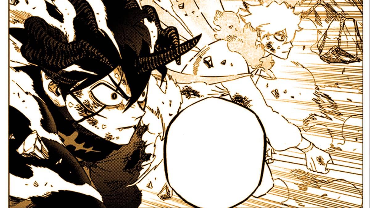 Asta dan Yuno yang mulai mencapai akhir pertarungan - Black Clover