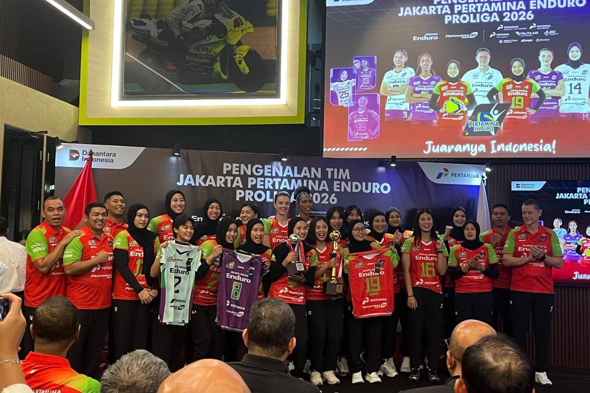 Jakarta Pertamina Enduro memperkenalkan tim untuk Proliga musim 2026 