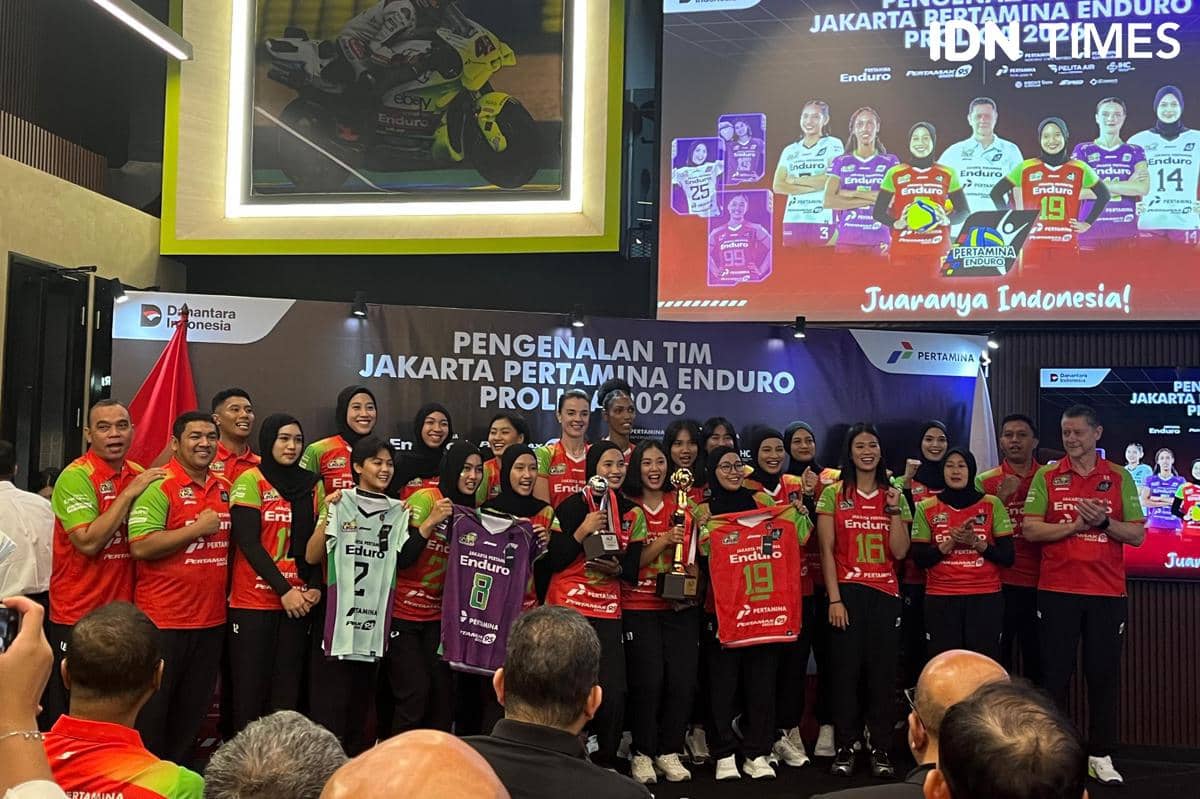 Jakarta Pertamina Enduro memperkenalkan tim untuk Proliga musim 2026 