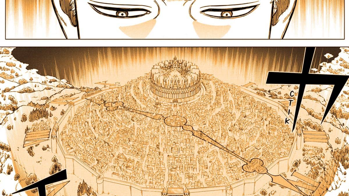 Julius memulihkan kerajaan Clover dengan sihir terakhirnya - Black Clover