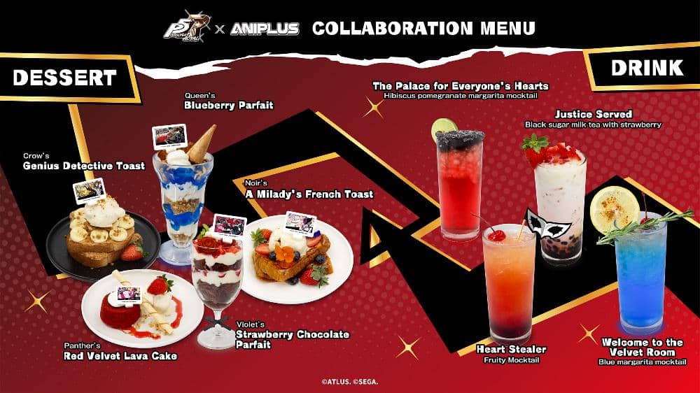 P5R x Aniplus Cafe