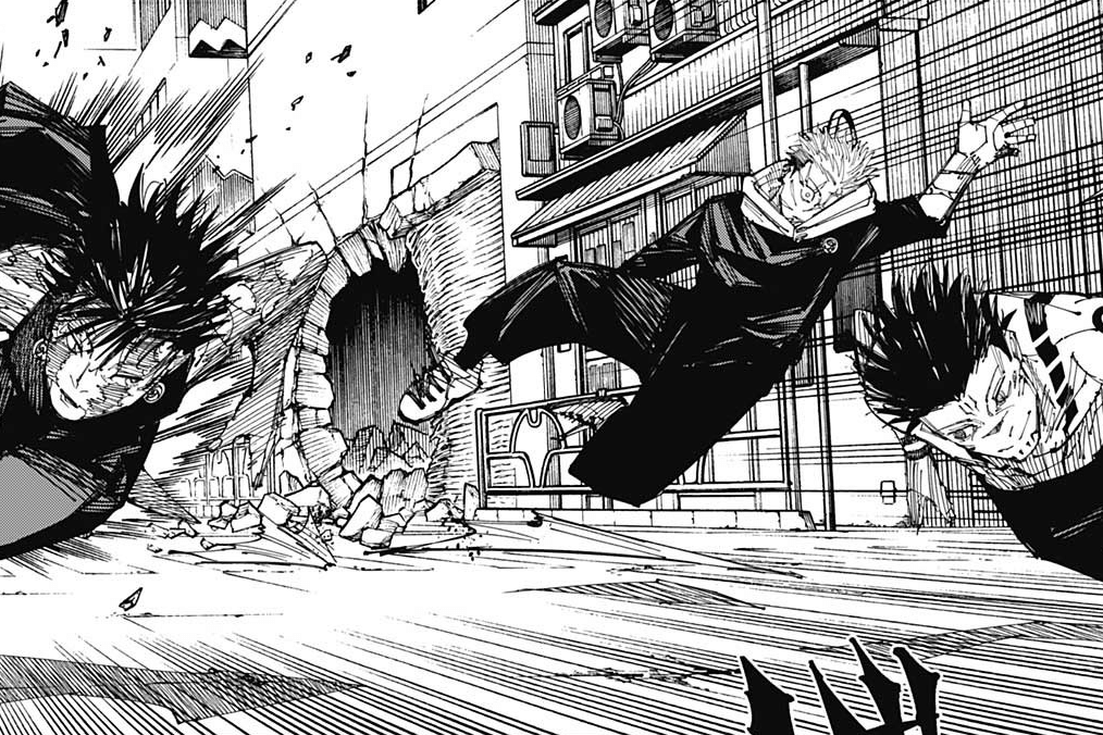 Yuji Itadori dan Maki Zenin vs. Sukuna