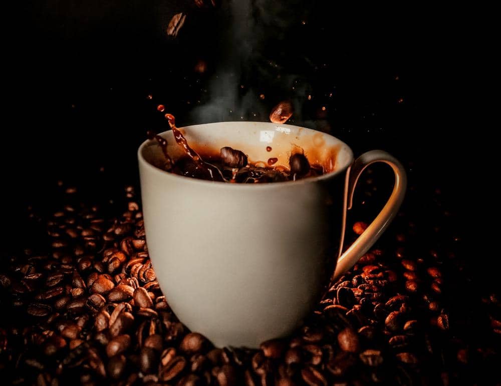 ilustrasi secangkir kopi