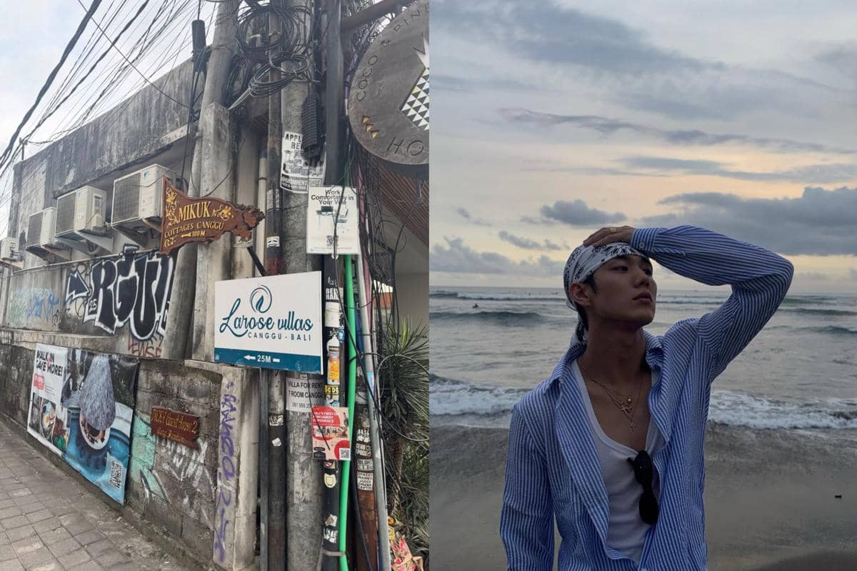 potret Intak P1Harmony liburan ke Bali