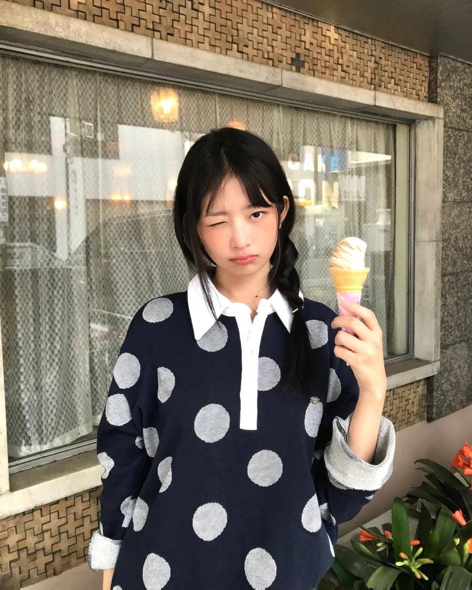 OOTD polkadot ala Rei IVE