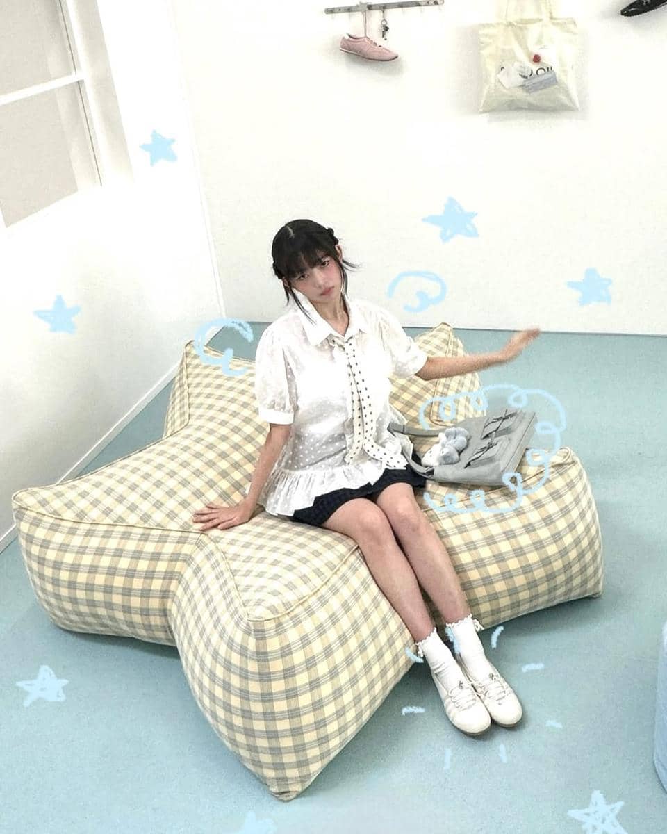 OOTD polkadot ala Rei IVE