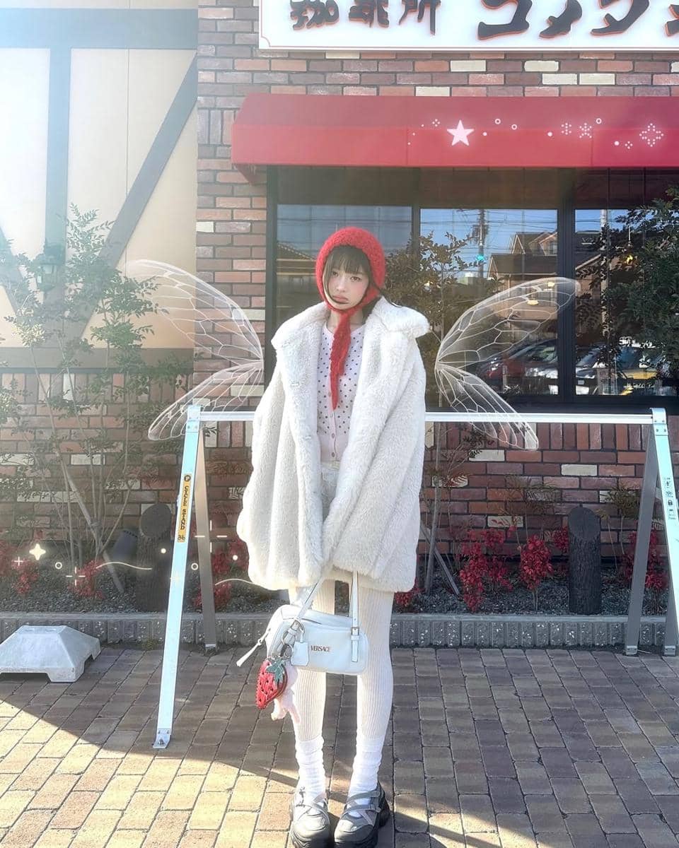 OOTD polkadot ala Rei IVE