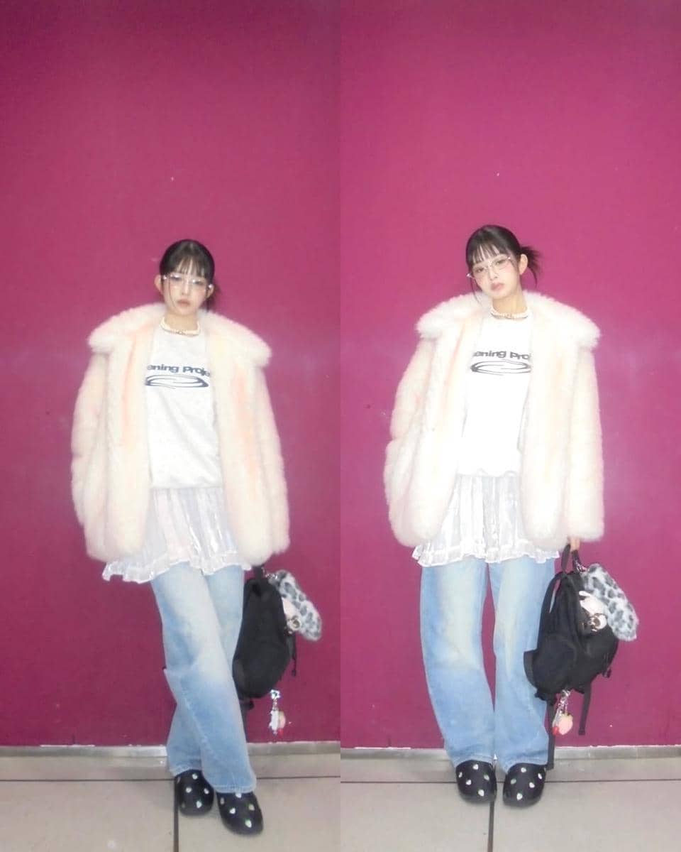 OOTD polkadot ala Rei IVE