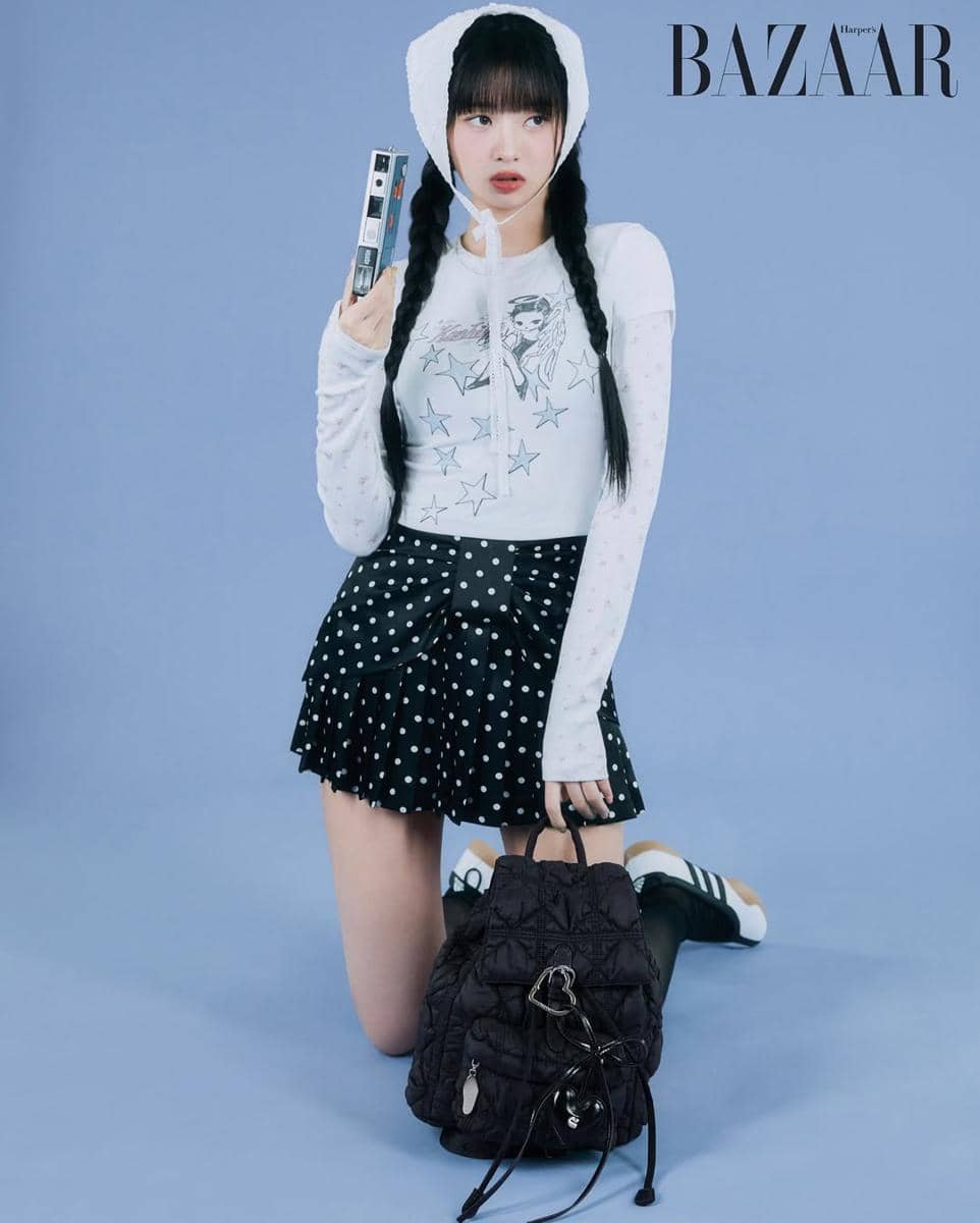 OOTD polkadot ala Rei IVE