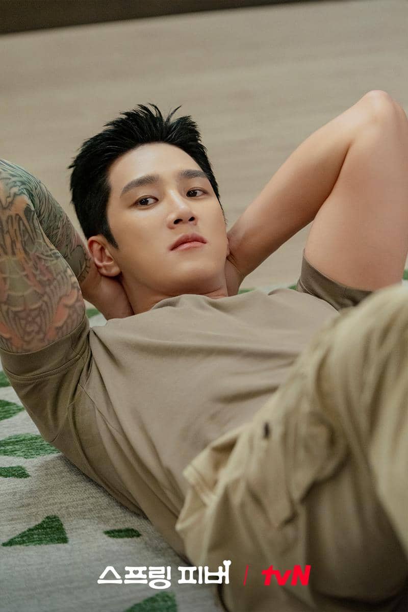 still cuts Ahn Bo Hyun di Spring Fever