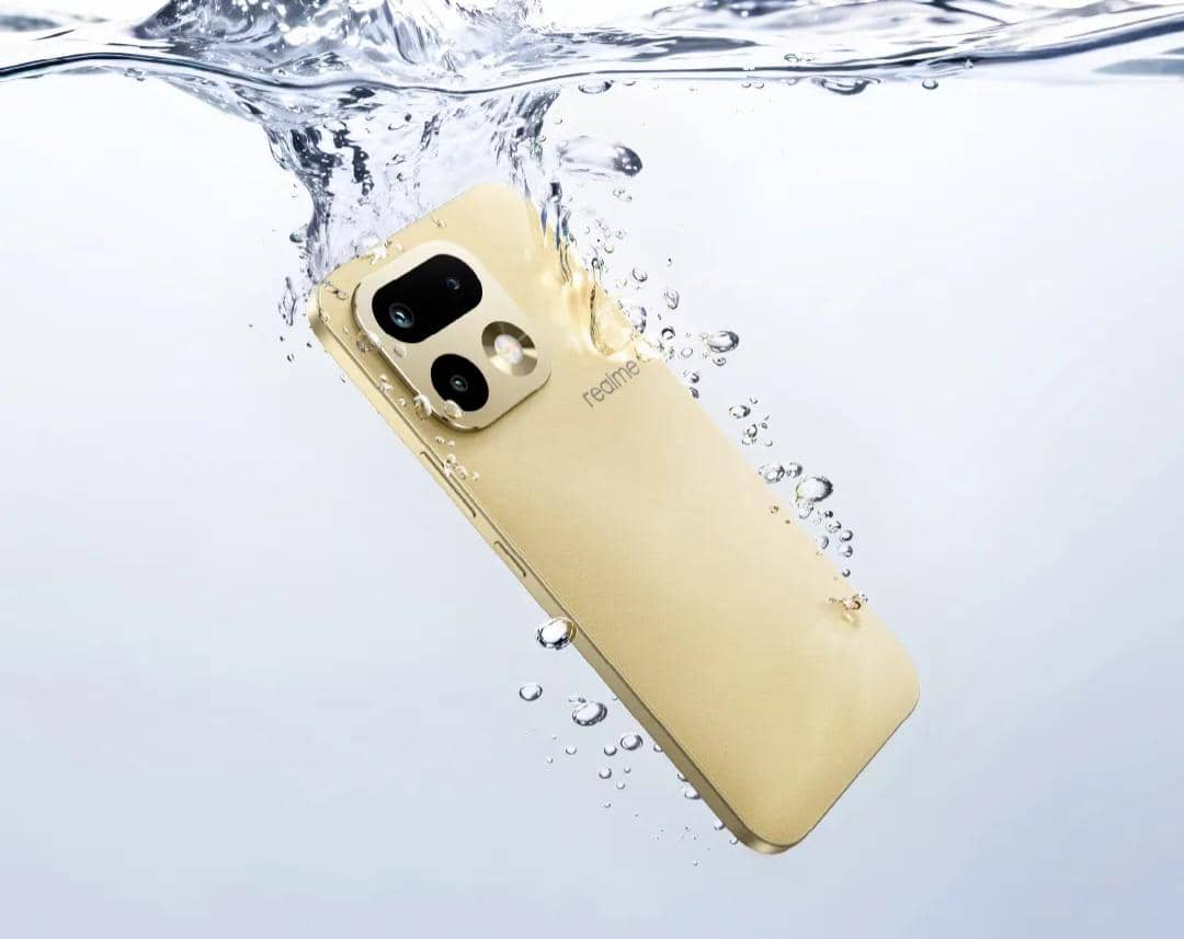 ilustrasi realme 16 Pro yang kedap air