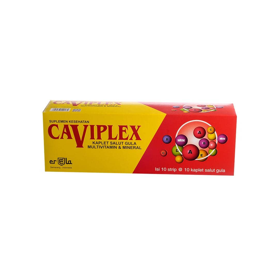 ilustrasi suplemen caviplex kuning