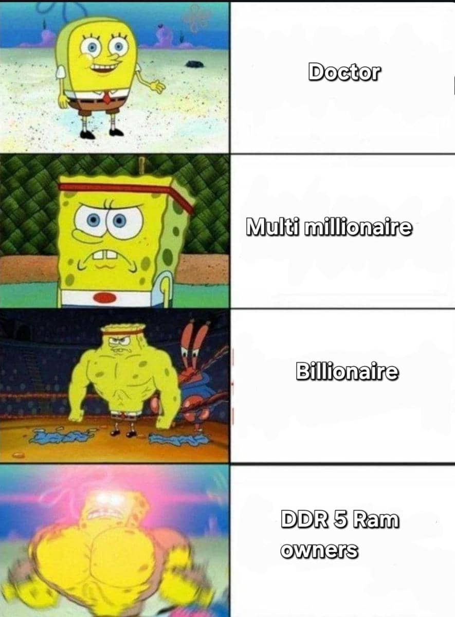 meme SpongeBob tentang kaya raya