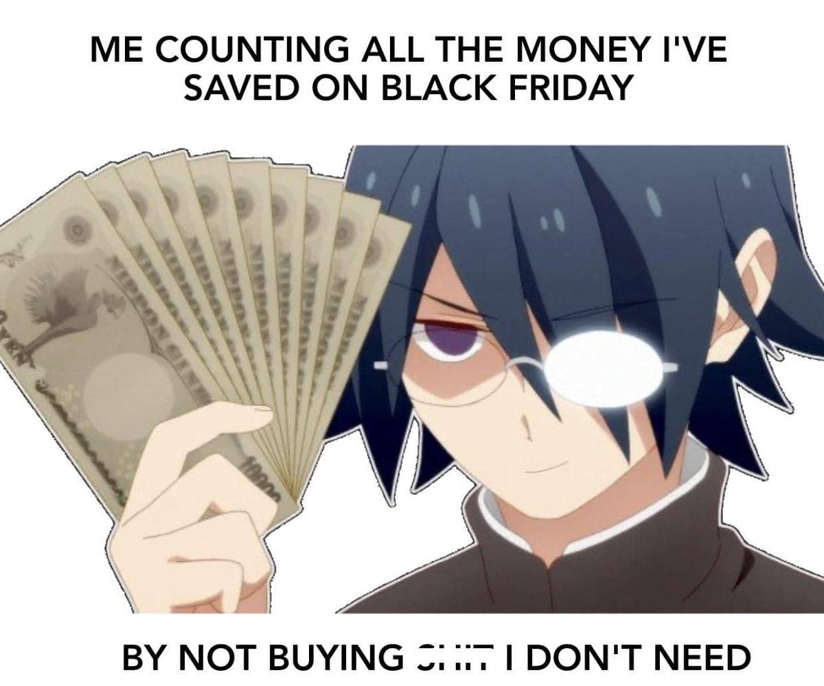 meme anime tentang kaya raya