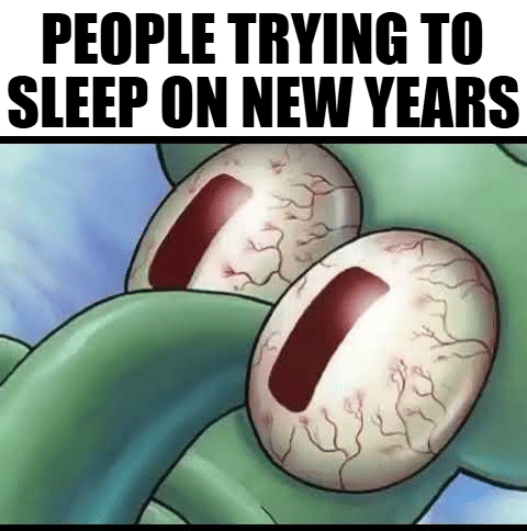 meme kartun mencoba untuk tidur