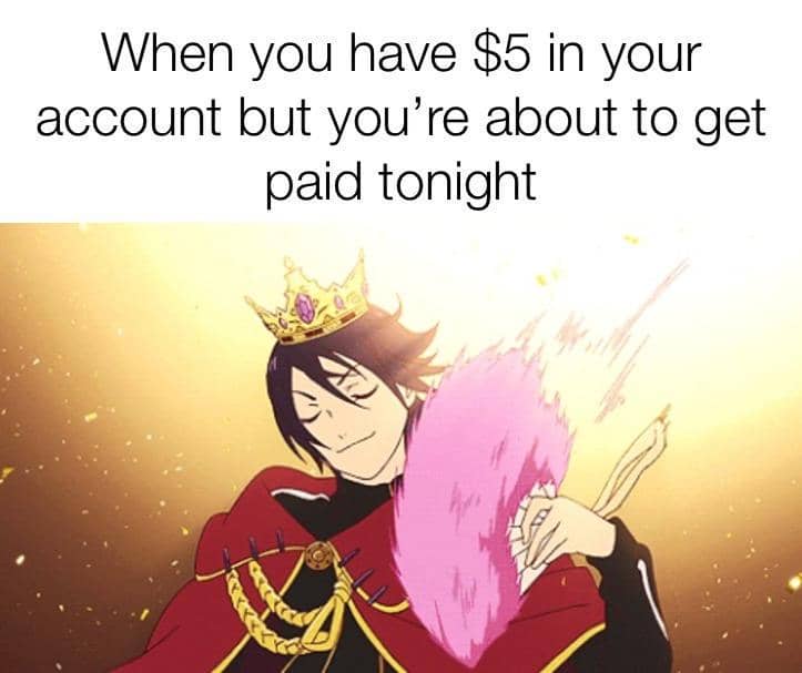 meme anime tentang kaya raya