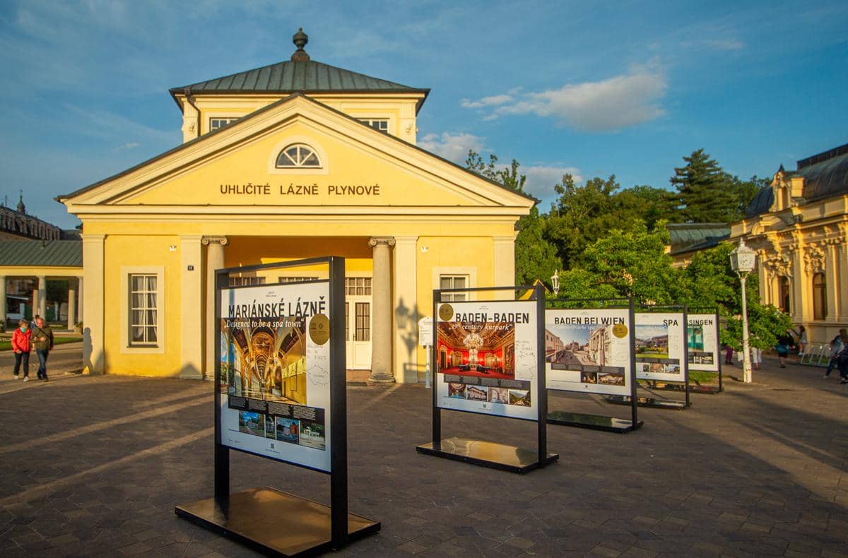 bangunan spa bersejarah di Františkovy Lázně, bagian dari The Great Spa Towns of Europe
