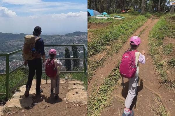 Fiersa Besari Ajak Anak Mendaki Gunung (instagram.com/fiersabesari)