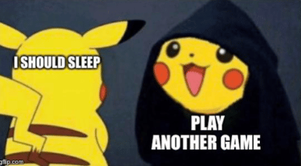 meme gamer saat malam