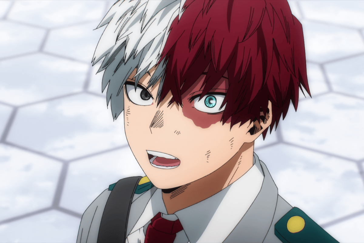 Shoto menanyakan makanan favorit Dabi.