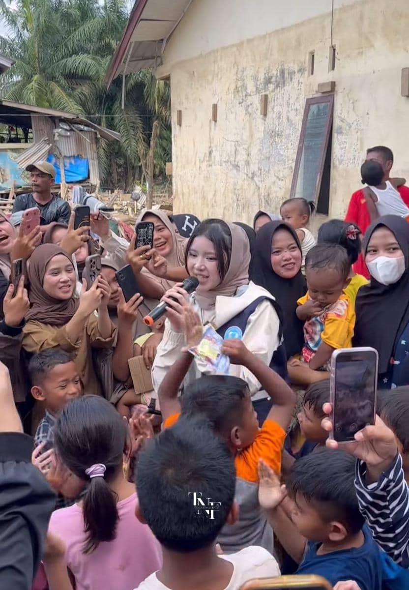 artis bantu korban banjir di sumatera