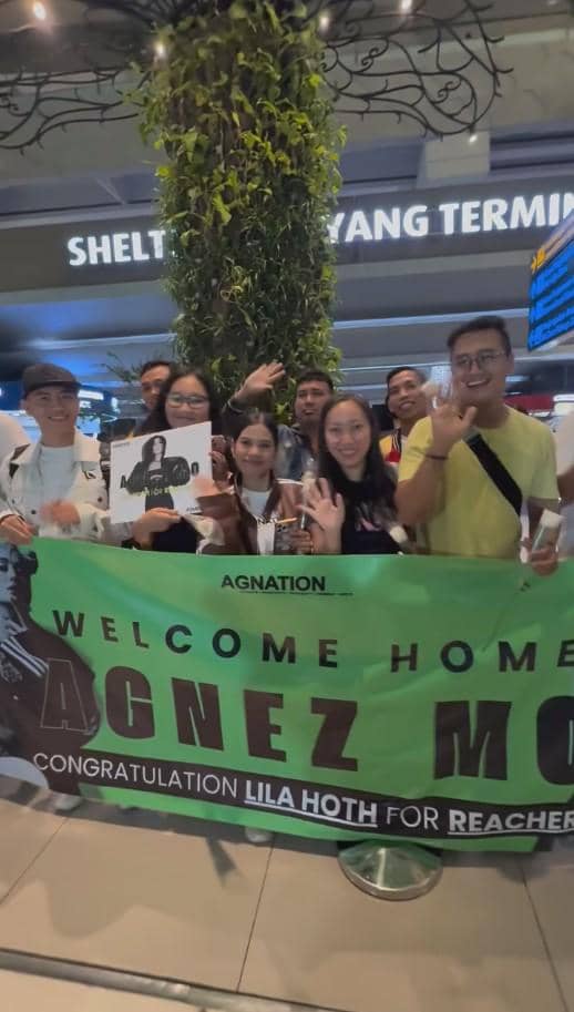 Agnez Mo Pulang ke Indonesia, Disambut Penggemar (instagram.com/the.agnation)